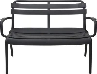 Ambiance tuinbank  62cm zwart - afbeelding 2