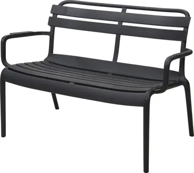 Ambiance tuinbank  62cm zwart - afbeelding 1