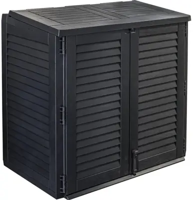 Ambience containerkast kunststof 117x74x110cm zwart