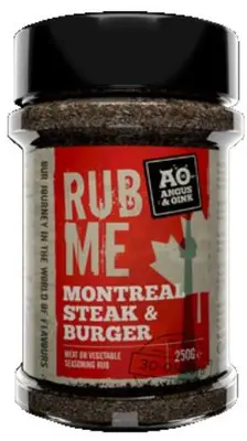 Angus&Oink Montreal steak 200gr