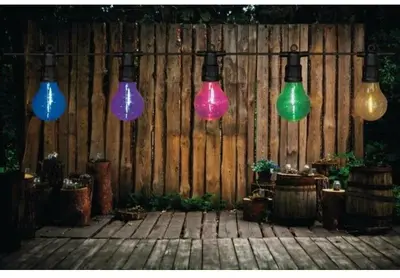 Anna's Collection 10 partylights multicolor 10 m, connectable