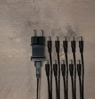 Anna's Collection adapter met 10 DC stekkers 4,5 V, 4 m
