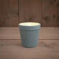 Anna's Collection buitenkaars in pot 3d vlam 11 x 11cm, blauw - afbeelding 2