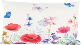 Anna's Collection buitenkussen veldbloemen 0x0cm wit kopen?