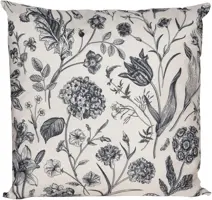 Anna's Collection buitenkussen vintage bloemen 45x45cm multi