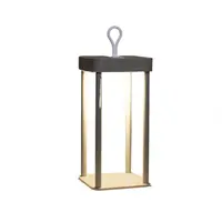 Anna's Collection draadloze lantaarn warm wit 12 x 24cm, olijf kopen?