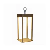 Anna's Collection draadloze lantaarn warm wit 12 x 24cm, taupe kopen?