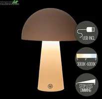 Anna's Collection draadloze ronde lamp 15 x 21cm, zand kopen?