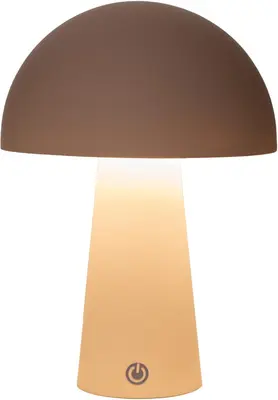 Anna's Collection draadloze ronde lamp 15 x 21cm, zand