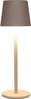 Anna's Collection draadloze tafellamp ribbel 27,5 x 9cm, mat zand kopen?