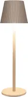 Anna's Collection draadloze tafellamp ribbel 36,5 x 11cm, mat zand kopen?