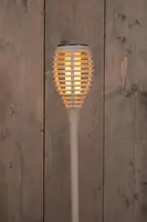 Anna's collection fakkel solar met vlameffect 12led 61x10cm zand kopen?