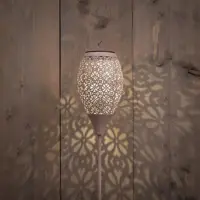 Anna's Collection Fakkel solar metaal warm wit 10 x 10 x 78 cm zand kopen?