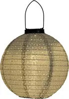 Anna's Collection lampion solar marrakesh 25cm olijf - afbeelding 2