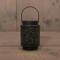 Anna's Collection Lantaarn solar 1 led metaal 8,5 x 8,5 x 12 cm zwart kopen?
