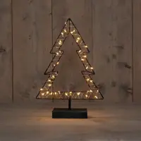 Anna's Collection LED 2D boom 40 lampjes metaal 24 x 35,5cm, classic warm - afbeelding 1