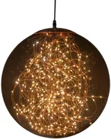 Anna's Collection LED bal 125 lampjes smokey Ø 25cm, classic warm - afbeelding 1