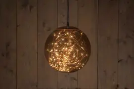 Anna's Collection LED bal 125 lampjes smokey Ø 25cm, classic warm - afbeelding 4