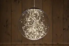 Anna's Collection LED bal 300 lampjes helder Ø 37cm, warm wit - afbeelding 1