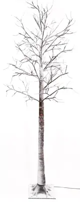 Anna's Collection LED berkenboom 204 lampjes bruin, 200cm, classic - afbeelding 1