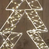 Anna's Collection LED boom 3D 300 lampjes wit 7 x 36cm, warm wit - afbeelding 2