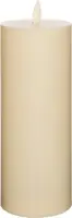 Anna's Collection LED buitenkaars flame effect 8x22cm ivoor 1 stuks - afbeelding 2