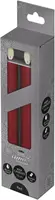 Anna's Collection LED dinerkaars flame effect rustiek 18 cm rood 2 stuks kopen?