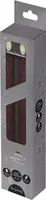 Anna's Collection LED dinerkaars flame effect rustiek 23 cm bordeaux 2 stuks - afbeelding 1