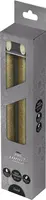 Anna's Collection LED dinerkaars flame effect rustiek 23 cm goud 2 stuks kopen?