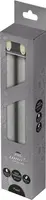 Anna's Collection LED dinerkaars flame effect rustiek 23 cm parel 2 stuks - afbeelding 1