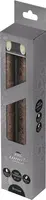 Anna's Collection LED dinerkaars flame effect rustiek 23 cm brons 2 stuks - afbeelding 1