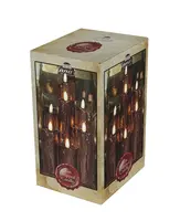 Anna's Collection LED druipkaars 3d flame set 25.5x15 cm brons 7 stuks - afbeelding 1