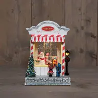 Anna's Collection LED glitterwater snoepwinkel met 22 x 18cm, warm wit - afbeelding 1