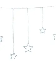 Anna's Collection LED gordijnverlichting ster 738 lampjes 4m x 80cm, classic warm - afbeelding 1