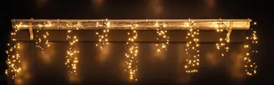 Anna's Collection LED ijspegelverlichting cluster 1032 lampjes classic warm - afbeelding 2