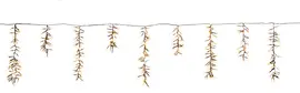 Anna's Collection LED ijspegelverlichting cluster 1032 lampjes warm wit - afbeelding 1