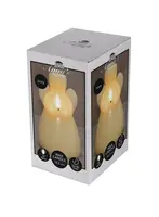 Anna's Collection LED kaars 3d flame engel 8.5x14.5cm ivoor 1 stuks