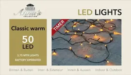 Anna's Collection LED kerstverlichting 50 lampjes 3,75m, classic warm - afbeelding 2