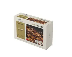 Anna's Collection LED kerstverlichting cluster 192 lampjes 1,2m, classic warm - afbeelding 2
