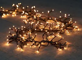 Anna's Collection LED kerstverlichting cluster 192 lampjes 1,2m, classic warm - afbeelding 2