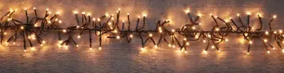 Anna's Collection LED kerstverlichting cluster 384 lampjes 2,4m, classic warm - afbeelding 3