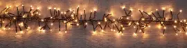 Anna's Collection LED kerstverlichting cluster 384 lampjes 2,4m, classic warm - afbeelding 3