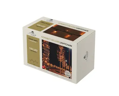 Anna's Collection LED kerstverlichting Connect de Luxe 100 lampjes 10m, classic warm - afbeelding 1
