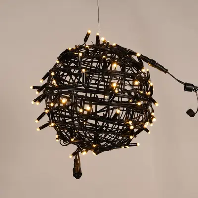 Anna's Collection LED kerstverlichting Connect de Luxe bal 100 lampjes Ø 28cm, classic warm - afbeelding 1
