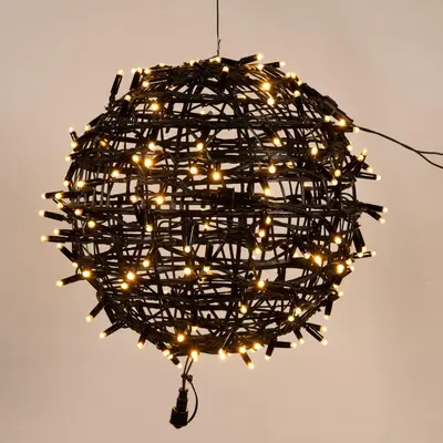 Anna's Collection LED kerstverlichting Connect de Luxe bal 200 lampjes Ø 38cm, classic warm - afbeelding 1