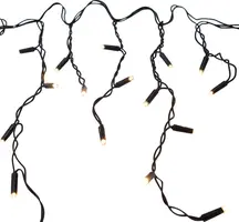 Anna's Collection LED kerstverlichting Connect de Luxe ijspegels, 100 lampjes 4m x 35cm, warm wit - afbeelding 1