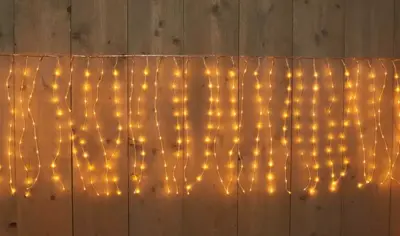 Anna's Collection LED kerstverlichting gordijn 1000 lampjes 500 x 50cm - afbeelding 2