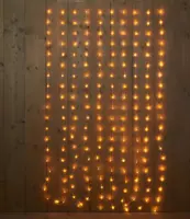Anna's Collection LED kerstverlichting gordijn 200 lampjes 100 x 200cm - afbeelding 2