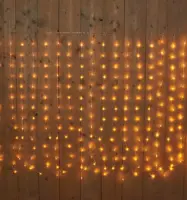 Anna's Collection LED kerstverlichting gordijn 280 lampjes 200 x 140cm - afbeelding 2