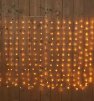 Anna's Collection LED kerstverlichting gordijn 280 lampjes 200 x 140cm - afbeelding 2